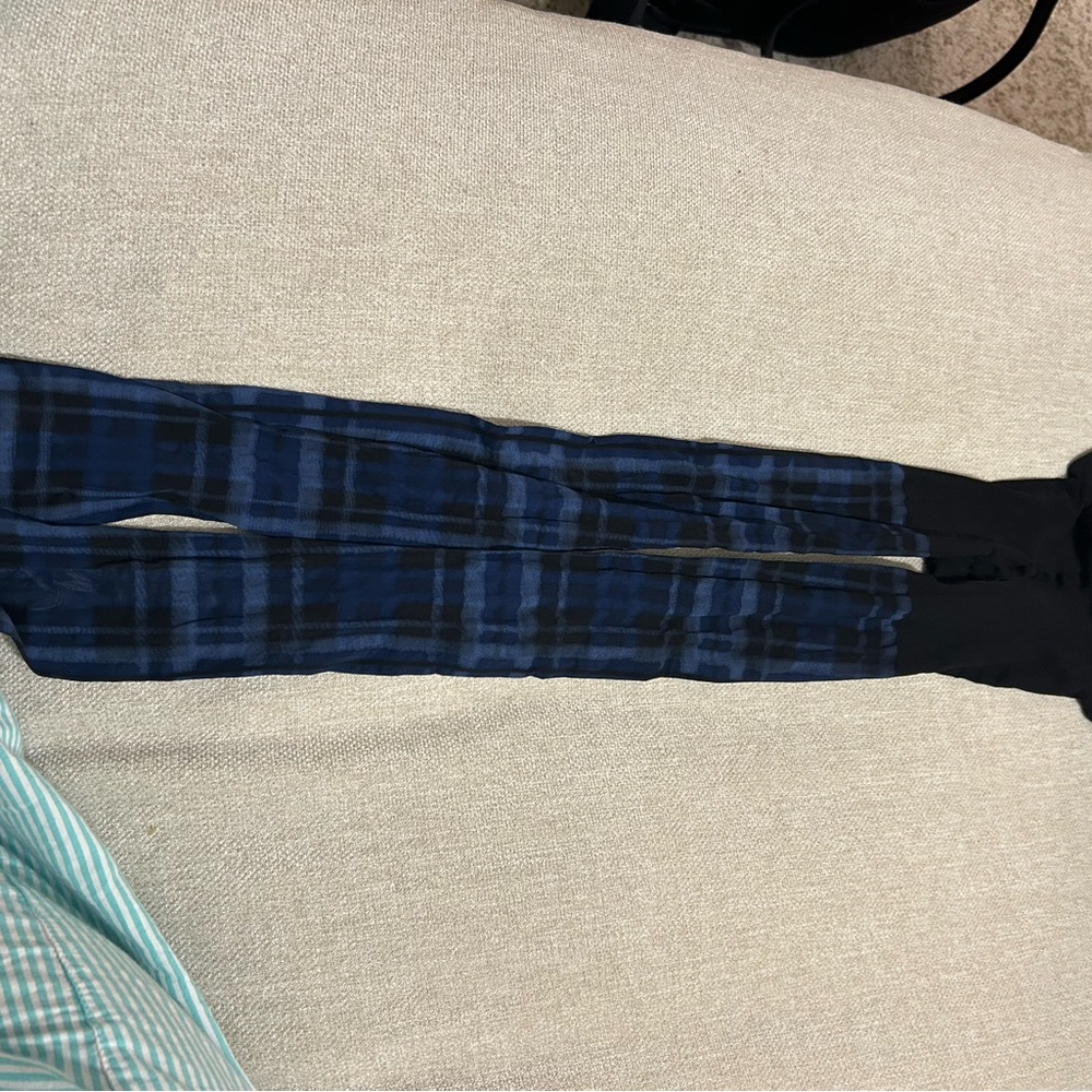 Plaid Patterned Women's Hosiery
